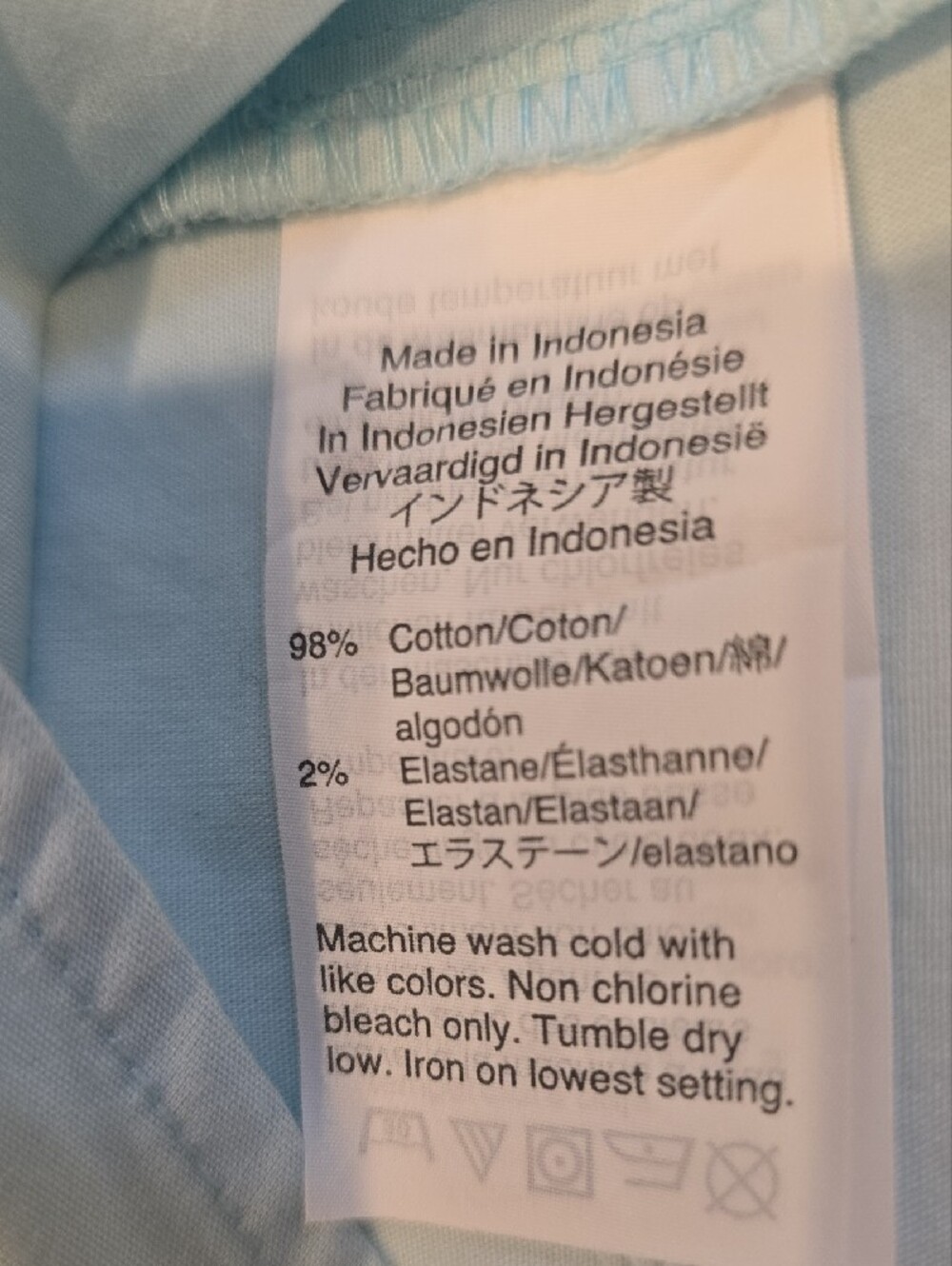 J. Crew Pale Turquois Halter Top with Tie Neck - Picture 3 of 3
